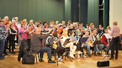 Репетиция народных хоров в ДК Кохтла-Ярве