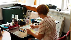 Итоговой выставкой завершился проект «Художники в гостях у зоопарка»