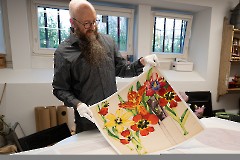 Презентация работ Малле Лейс в музее Каламая в Таллине