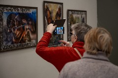 07. Открытие выставки Сергея Минина -Калевала и северные мотивы-. Центр культуры -Кая-, 21 февраля 2025 г. Фото - Урмас Роос 