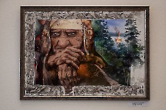 10. Открытие выставки Сергея Минина -Калевала и северные мотивы-. Центр культуры -Кая-, 21 февраля 2025 г. Фото - Урмас Роос 