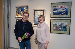 11. Открытие выставки Сергея Минина -Калевала и северные мотивы-. Центр культуры -Кая-, 21 февраля 2025 г. Фото - Урмас Роос 