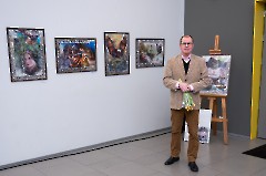 17. Открытие выставки Сергея Минина -Калевала и северные мотивы-. Центр культуры -Кая-, 21 февраля 2025 г. Фото - Урмас Роос 