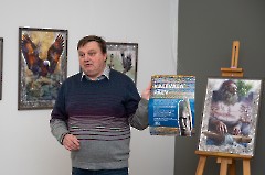 19. Открытие выставки Сергея Минина -Калевала и северные мотивы-. Центр культуры -Кая-, 21 февраля 2025 г. Фото - Урмас Роос 