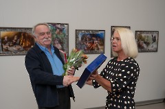 25. Открытие выставки Сергея Минина -Калевала и северные мотивы-. Центр культуры -Кая-, 21 февраля 2025 г. Фото - Урмас Роос 