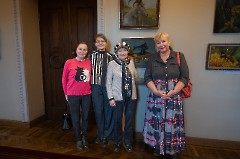 12.На открытии выставки Ирины Божерьяновой «Путешествие к себе». Центр русской культуры, 4 марта 2025 г. Фото - Урмас Роос