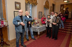 22.На открытии выставки Ирины Божерьяновой «Путешествие к себе». Центр русской культуры, 4 марта 2025 г. Фото - Урмас Роос