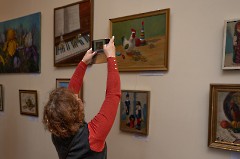 36.На открытии выставки Ирины Божерьяновой «Путешествие к себе». Центр русской культуры, 4 марта 2025 г. Фото - Урмас Роос