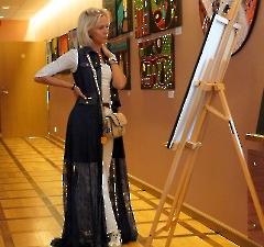 06. Открытие выставки Инны Тюриковой  «M.ART». Нарва, ДК «Ругодив», 23 августа 2025 г. Фото- Александр Хмыров