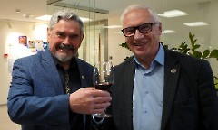 43. Открытие юбилейной выставки Сергея Волочаева. Центр культуры Kaja, 27 октября 2025 г. Фото- Александр Хмыров