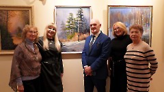 30. Открытие осенней выставки Объединения русских художников в Эстонии. Центр культуры MERE, 21 ноября 2025 г. Фото- Александр Хмыров
