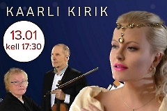 Концерт Марии Веретениной в церкви Каарли