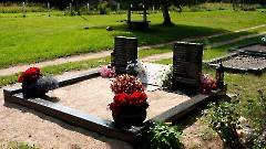 06. Локса, кладбище, 18 июля 2026 г. Место перезахоранения останков из Братской могилы.  Фото- Александр Хмыров
