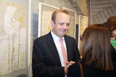 Открытие выставки молдавского художника Семена Замши