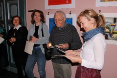 Выставка эстонских художников, участников Международного фестиваля акварели в Италии