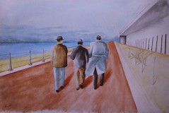 Выставка эстонских художников, участников Международного фестиваля акварели в Италии