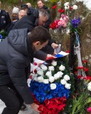 Памятный митинг на месте высадки советского морского десанта в 1944 г. Мерекюла, 14 февраля 2019 г.