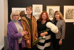 В Таллине с большим успехом прошла выставка графики Владислава и Веры Станишевских