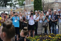 Николай Басков получил «прописку» на аллее звезд Славянского Базара