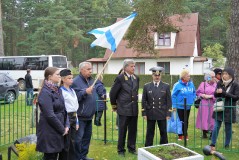 Церемония у памятника морякам с эсминца «Карл Маркс»