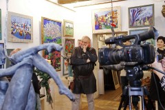 С открытия выставки Владимира Бачу «Времена года»