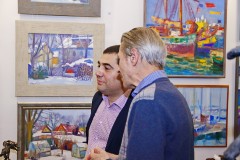 С открытия выставки Владимира Бачу «Времена года»