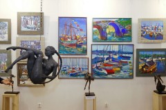 С открытия выставки Владимира Бачу «Времена года»