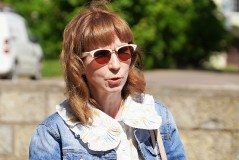 В день русского языка у памятника А.С.Пушкину